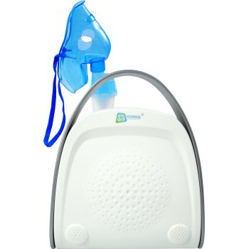 Inhalator, nebulizator PREMIUM z zestawem do płukania nosa, zatok