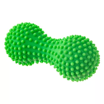 Wałek do masażu i rehabilitacji, duoball 15,5 cm zielony